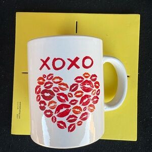 XOXO White and Red Mug